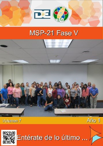 MSP-21 Fase V - Volumen 7