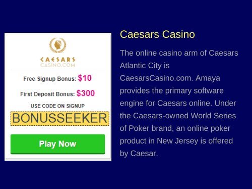 New Jersey’s Legal Online Casinos