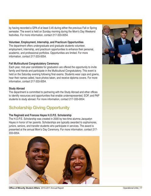 Point of Pride - Office of Minority Student Affairs - University of Illinois ...