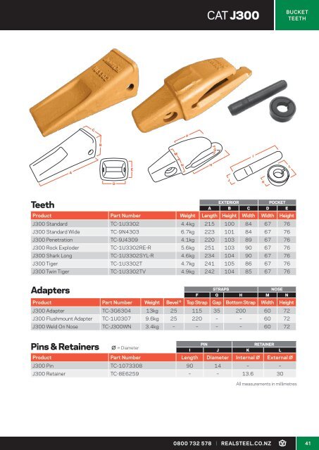 2017 Real Steel Catalogue