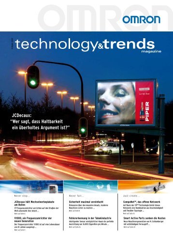 JCDecaux: “Wer sagt, dass Haltbarkeit ein ... - Omron Europe