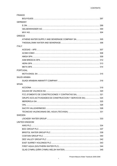 2005 - 2006 - Pinsent Masons Water Yearbook 2012