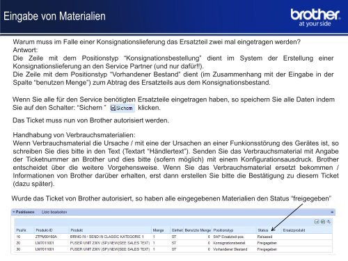 ID Sample Presentation - Brother International GmbH