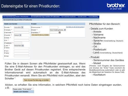 ID Sample Presentation - Brother International GmbH