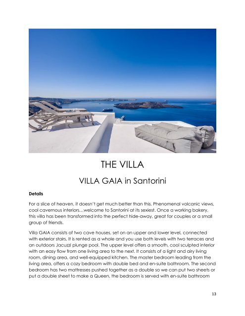 Villa Gaia - Santorini