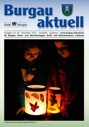 Ausgabe: Nr. 26 · November 2012 · monatlich ... - Stadt Burgau