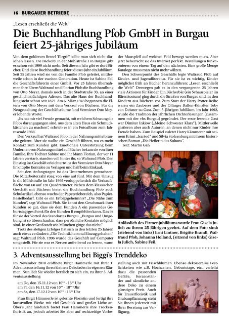 Ausgabe: Nr. 26 · November 2012 · monatlich ... - Stadt Burgau