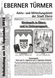 Amts- und Mitteilungsblatt der Stadt Ebern - Ebern Aktuell