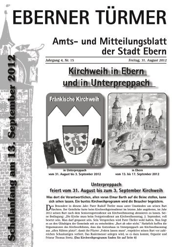 Amts- und Mitteilungsblatt der Stadt Ebern - Ebern Aktuell