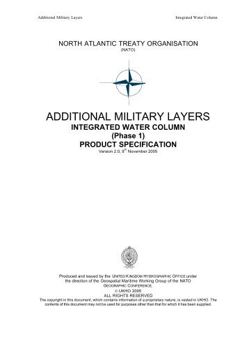 INTEGRATED WATER COLUMN - United Kingdom Hydrographic ...