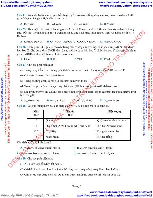 Bộ đề thi thử THPT QG 2018 Các môn TOÁN - LÍ - HÓA Các trường THPT Cả nước CÓ HƯỚNG DẪN GIẢI (Lần 26) [DC21052018]