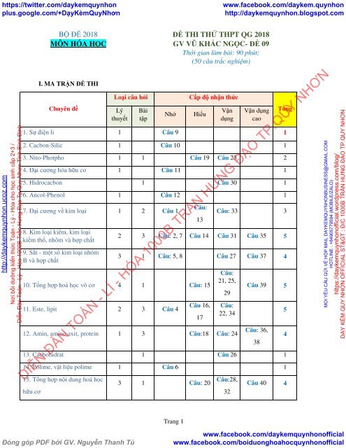 Bộ đề thi thử THPT QG 2018 Các môn TOÁN - LÍ - HÓA Các trường THPT Cả nước CÓ HƯỚNG DẪN GIẢI (Lần 26) [DC21052018]