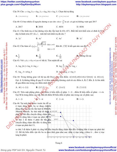 Bộ đề thi thử THPT QG 2018 Các môn TOÁN - LÍ - HÓA Các trường THPT Cả nước CÓ HƯỚNG DẪN GIẢI (Lần 26) [DC21052018]