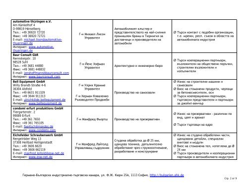 Списък на фирмите от Германия