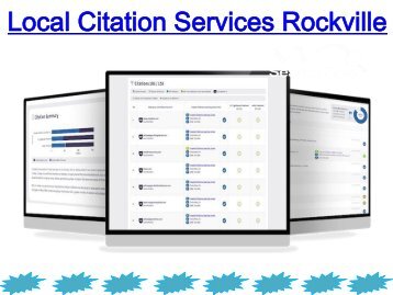 Local Citation Services Rockville