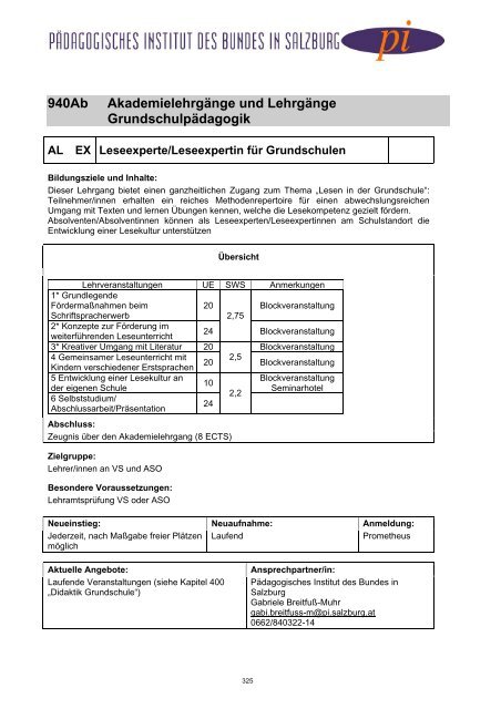 WINTERSEMESTER - Schulen - Salzburg.at