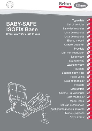 BABY-SAFE ISOFIX Base