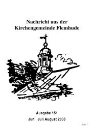 Sommer 2008 1 - Kirchengemeinde Flemhude