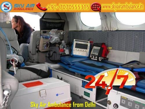 Get Air Ambulance Service on Low Budget from Patna by Sky Air Ambulance  