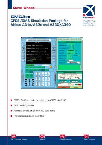 CMC3xx CFDS/OMS Simulation Package for ... - TechSAT GmbH