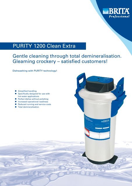 PURITY 1200 Clean Extra - GmbH