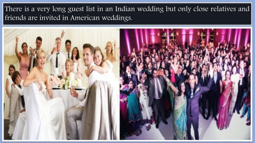 How are Indian Weddings Different from American Weddings