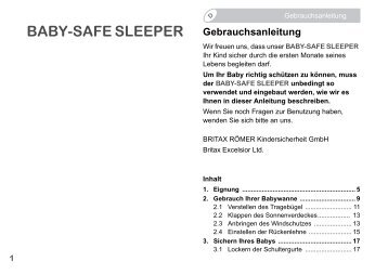 BABY-SAFE SLEEPER - Britax Römer