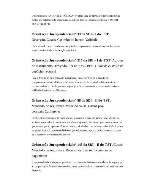 01 -SÚMULAS E OJS DO TST COMENTADAS E ORGANIZADAS POR ASSUNTO (Élisson Miessa e Henrique Correia ed. 2016)