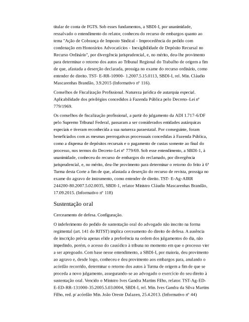 01 -SÚMULAS E OJS DO TST COMENTADAS E ORGANIZADAS POR ASSUNTO (Élisson Miessa e Henrique Correia ed. 2016)