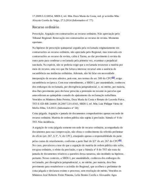 01 -SÚMULAS E OJS DO TST COMENTADAS E ORGANIZADAS POR ASSUNTO (Élisson Miessa e Henrique Correia ed. 2016)