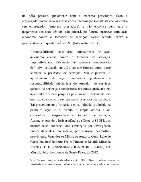 01 -SÚMULAS E OJS DO TST COMENTADAS E ORGANIZADAS POR ASSUNTO (Élisson Miessa e Henrique Correia ed. 2016)