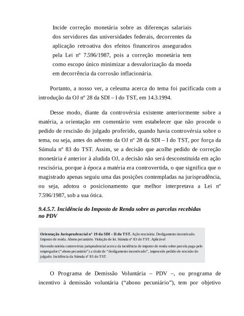 01 -SÚMULAS E OJS DO TST COMENTADAS E ORGANIZADAS POR ASSUNTO (Élisson Miessa e Henrique Correia ed. 2016)