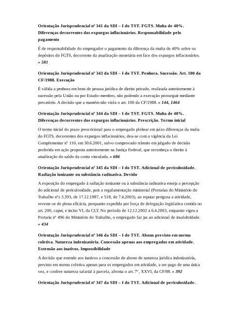 01 -SÚMULAS E OJS DO TST COMENTADAS E ORGANIZADAS POR ASSUNTO (Élisson Miessa e Henrique Correia ed. 2016)