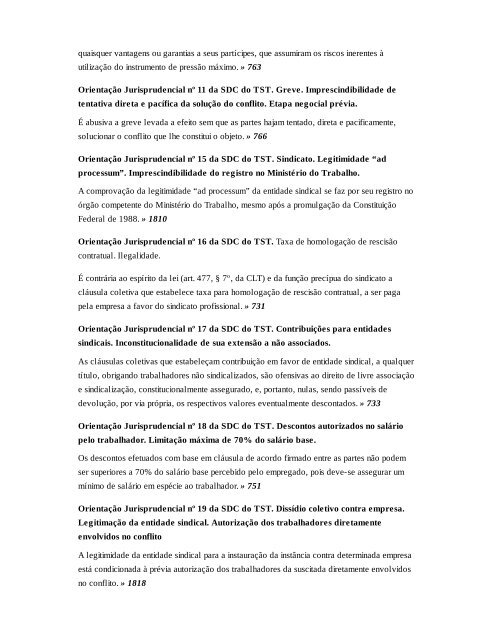 01 -SÚMULAS E OJS DO TST COMENTADAS E ORGANIZADAS POR ASSUNTO (Élisson Miessa e Henrique Correia ed. 2016)