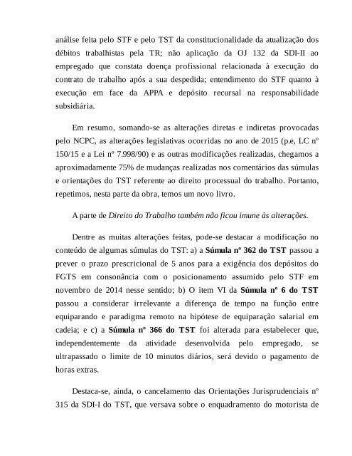 01 -SÚMULAS E OJS DO TST COMENTADAS E ORGANIZADAS POR ASSUNTO (Élisson Miessa e Henrique Correia ed. 2016)