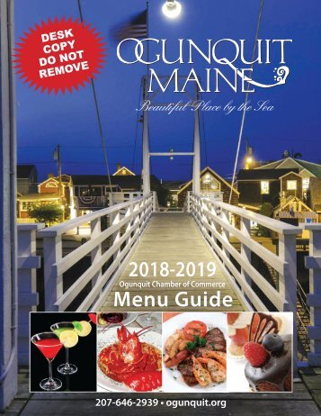 Ogunquit Menu Guide