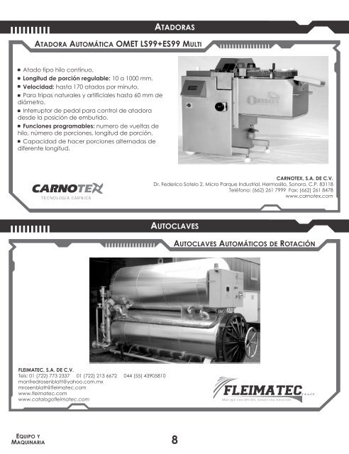 DICCIONARIO TÉCNICO CÁRNICO 2018 - DITECA