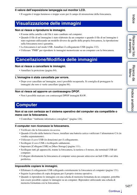 Sony NEX-5D - NEX-5D Guide pratique Italien