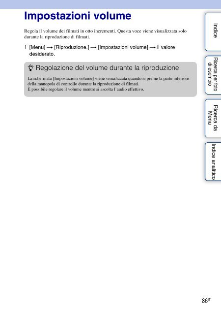 Sony NEX-5D - NEX-5D Guide pratique Italien