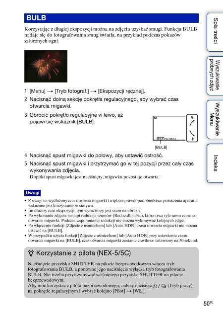 Sony NEX-5D - NEX-5D Guide pratique Polonais