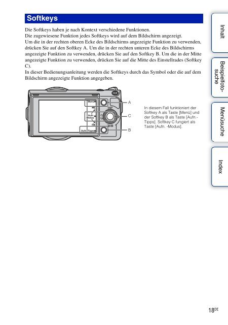 Sony NEX-5D - NEX-5D Guide pratique Allemand