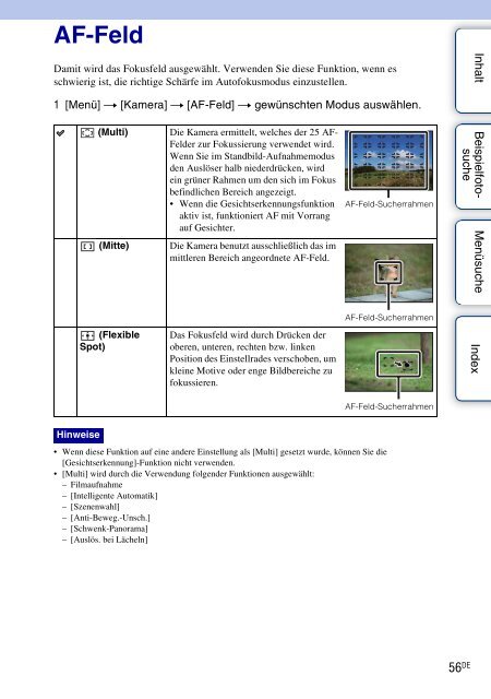 Sony NEX-5D - NEX-5D Guide pratique Allemand