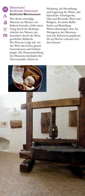 Broschüre Südtiroler Museen - Eppan