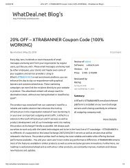 20% OFF – XTRABANNER Coupon Code (100% WORKING)