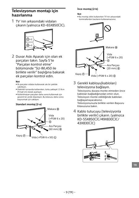 Sony KD-55X8509C - KD-55X8509C Istruzioni per l'uso Svedese