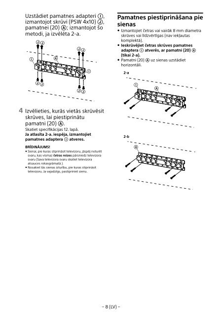 Sony KD-55X8509C - KD-55X8509C Istruzioni per l'uso Svedese