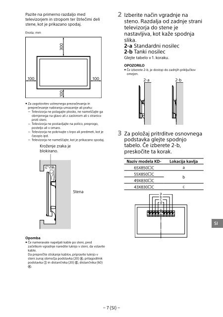 Sony KD-55X8509C - KD-55X8509C Istruzioni per l'uso Svedese