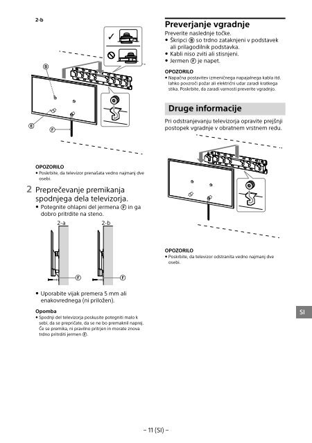 Sony KD-55X8509C - KD-55X8509C Istruzioni per l'uso Svedese