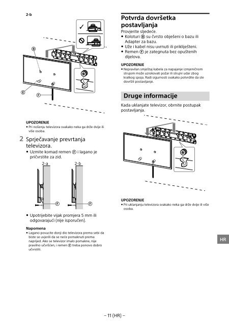 Sony KD-55X8509C - KD-55X8509C Istruzioni per l'uso Svedese