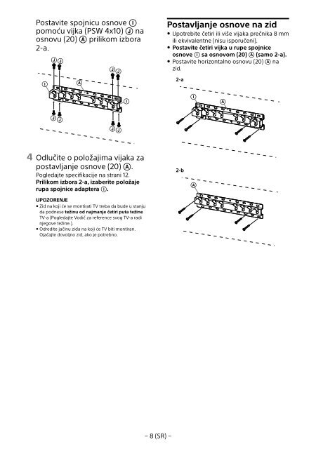 Sony KD-55X8509C - KD-55X8509C Istruzioni per l'uso Svedese